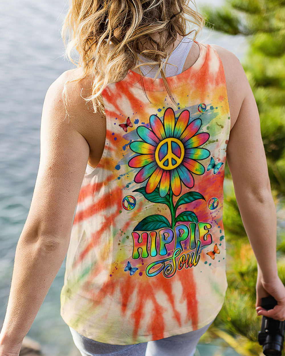 HIPPIE SOUL DAISY TIE DYE ALL OVER PRINT - YHLN1208252