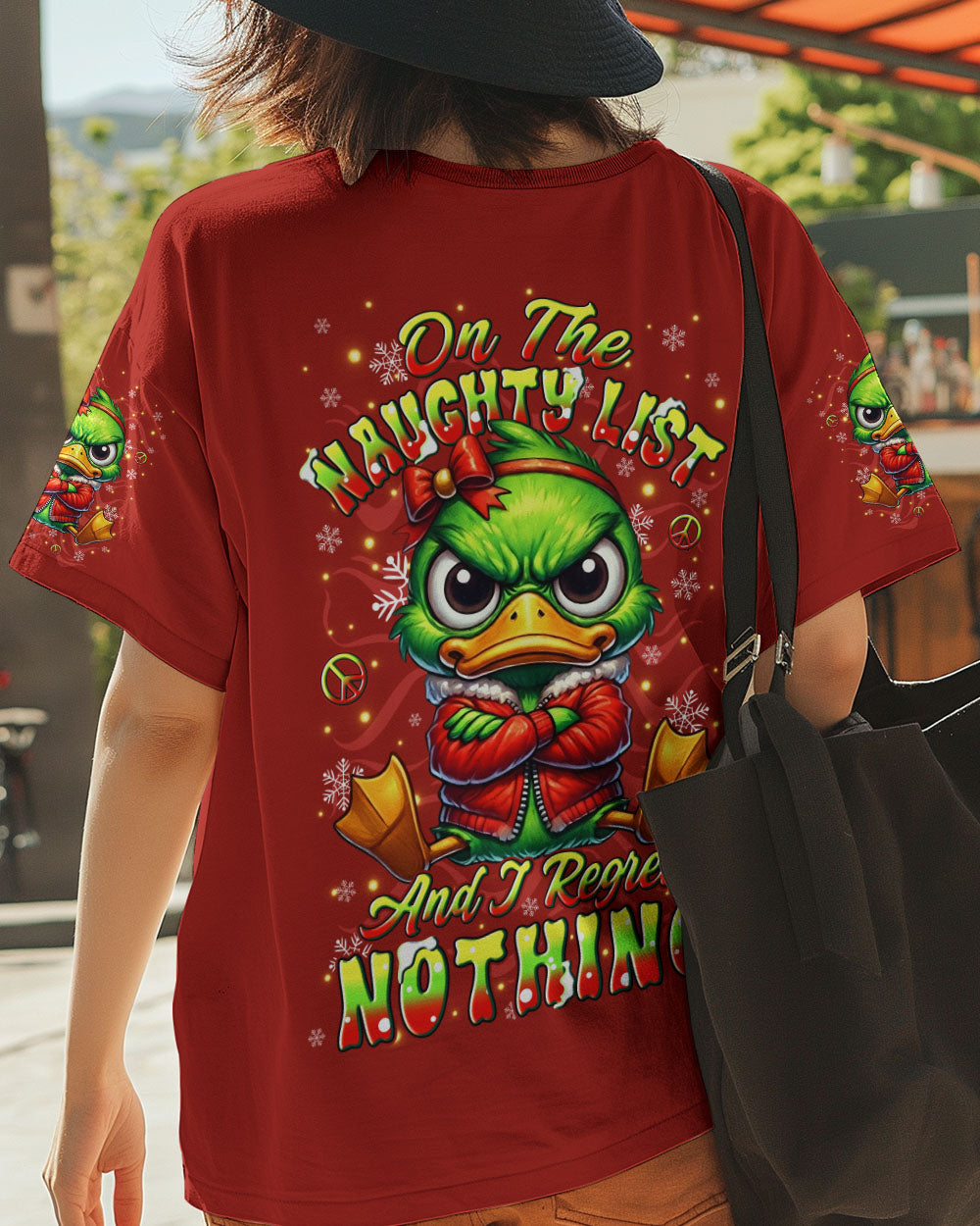 ON THE NAUGHTY LIST DUCK CHRISTMAS ALL OVER PRINT - YHLN1211251
