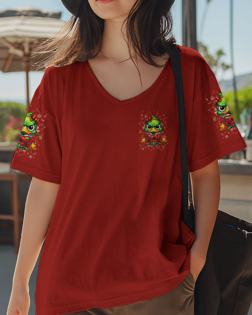 ON THE NAUGHTY LIST DUCK CHRISTMAS ALL OVER PRINT - YHLN1211251