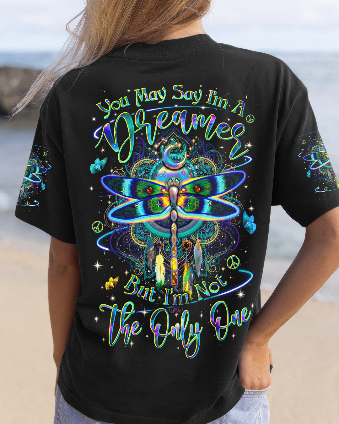 YOU MAY SAY I'M A DREAMER DRAGONFLY ALL OVER PRINT - YHLN1212252