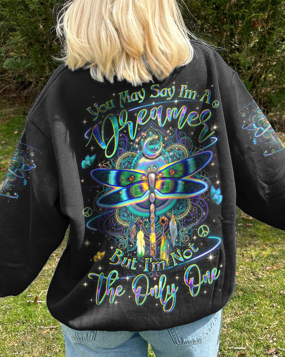 YOU MAY SAY I'M A DREAMER DRAGONFLY ALL OVER PRINT - YHLN1212252