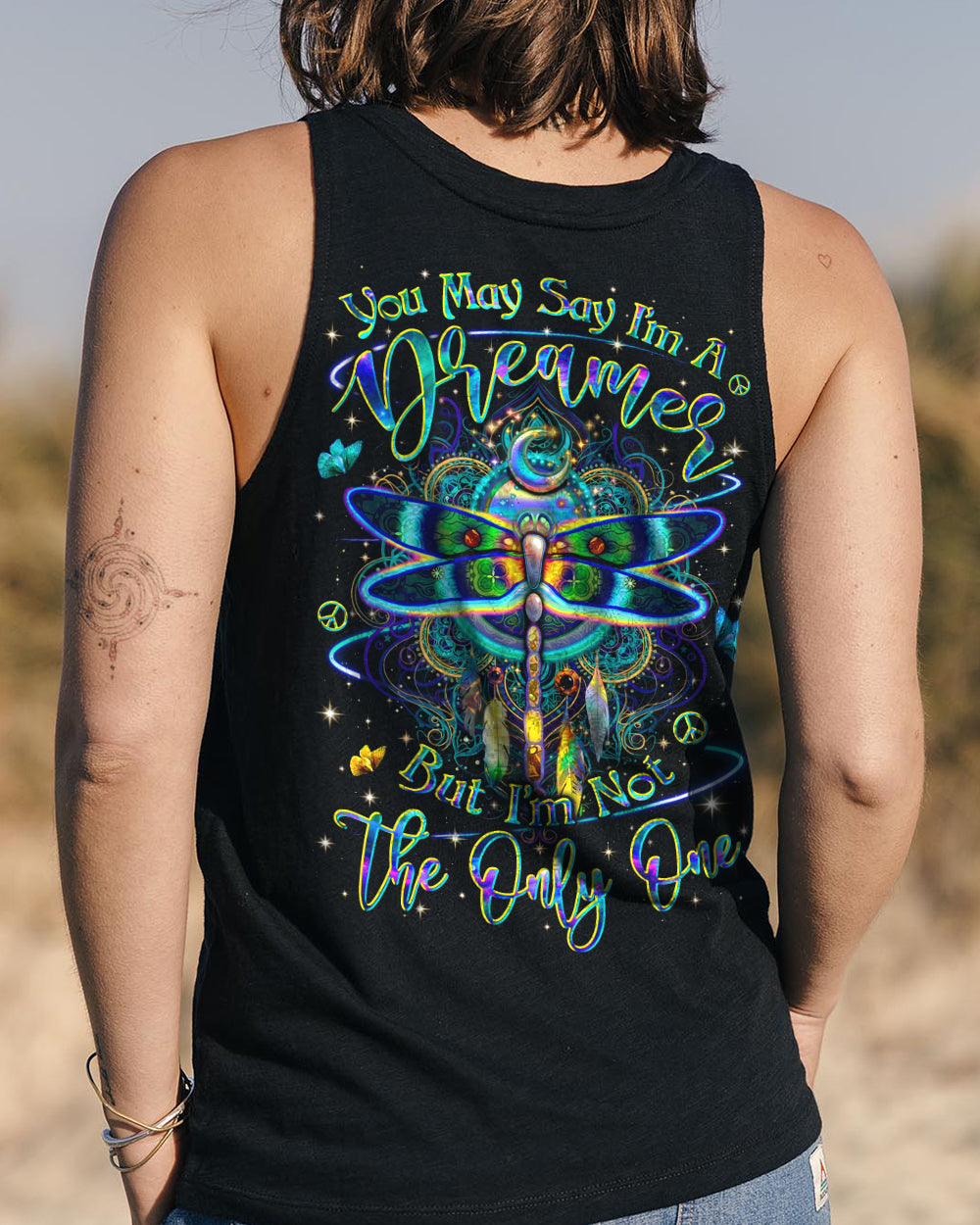 YOU MAY SAY I'M A DREAMER DRAGONFLY ALL OVER PRINT - YHLN1212252