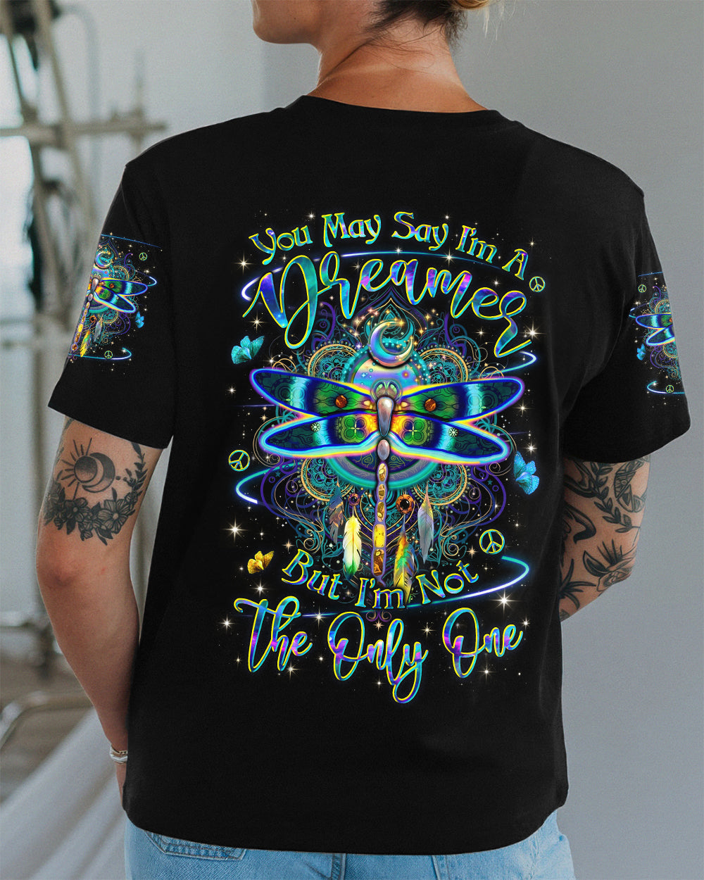 YOU MAY SAY I'M A DREAMER DRAGONFLY ALL OVER PRINT - YHLN1212252