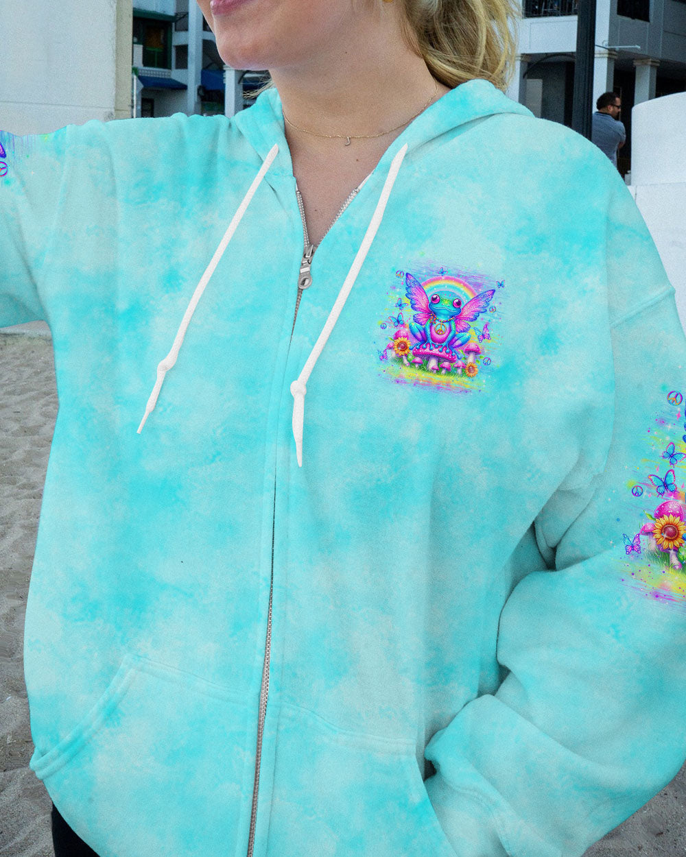 BE WHAT YOU WANT TO BE FROG ALL OVER PRINT - YHLN1305243
