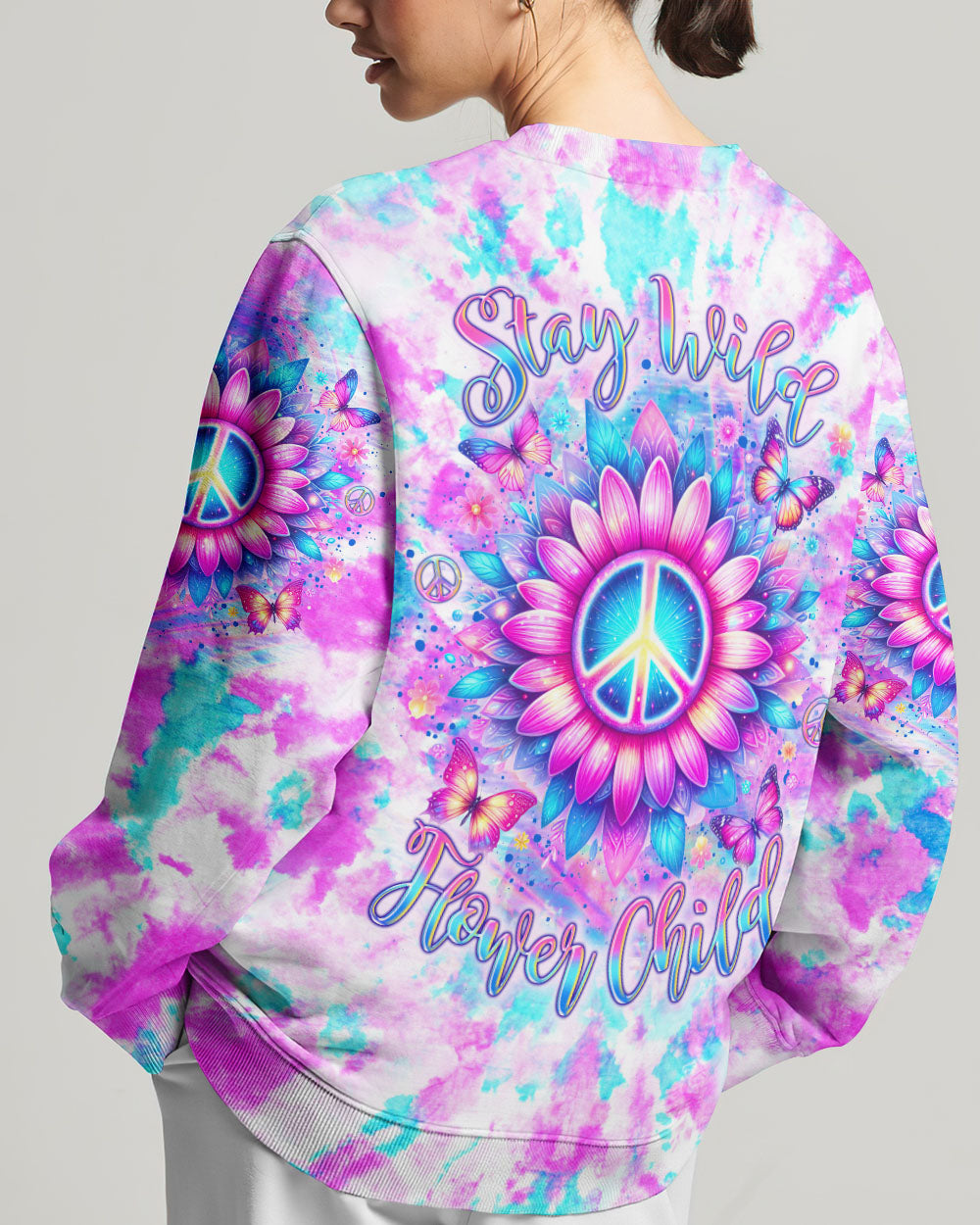 STAY WILD FLOWER CHILD ALL OVER PRINT - YHLN1405244
