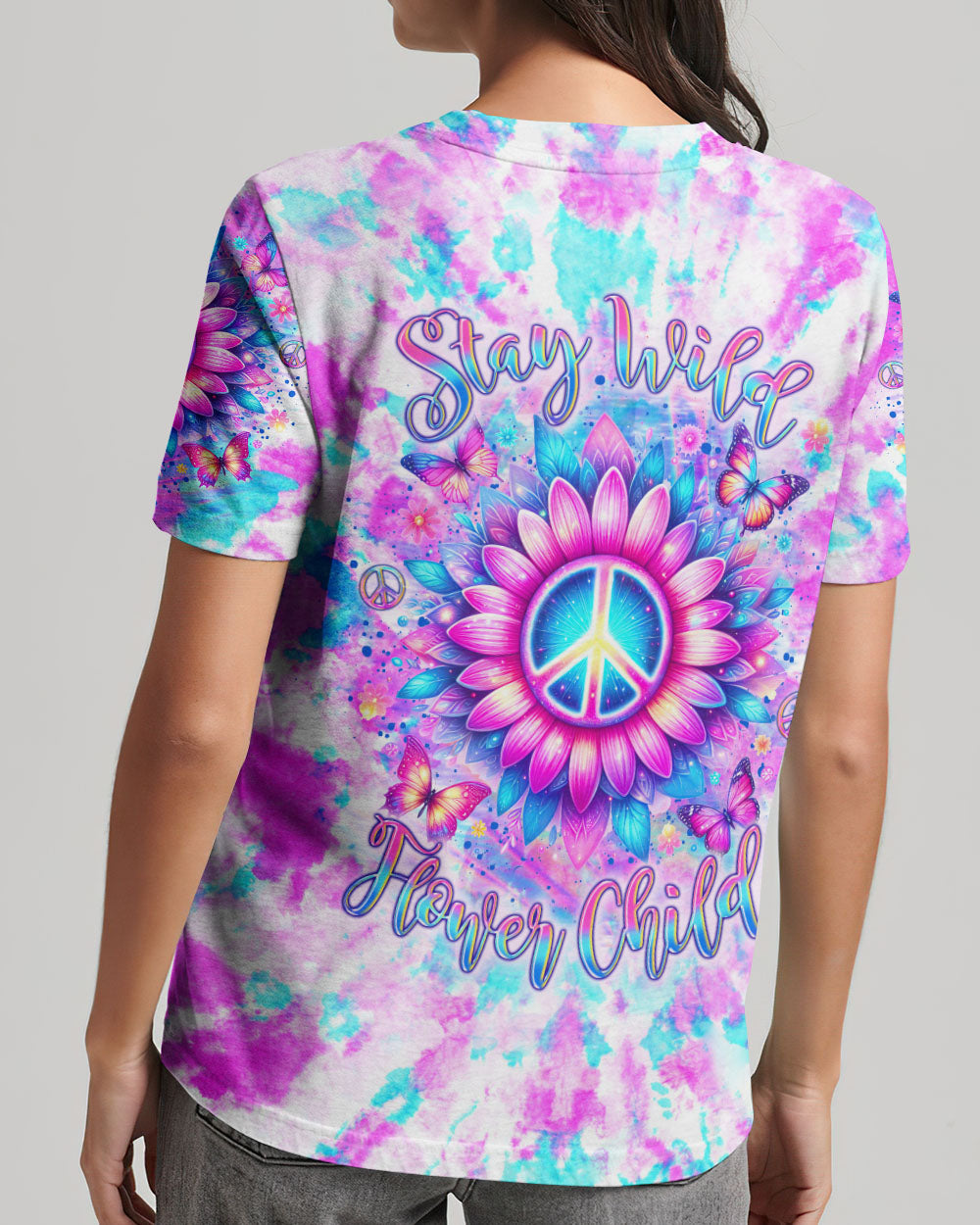 STAY WILD FLOWER CHILD ALL OVER PRINT - YHLN1405244
