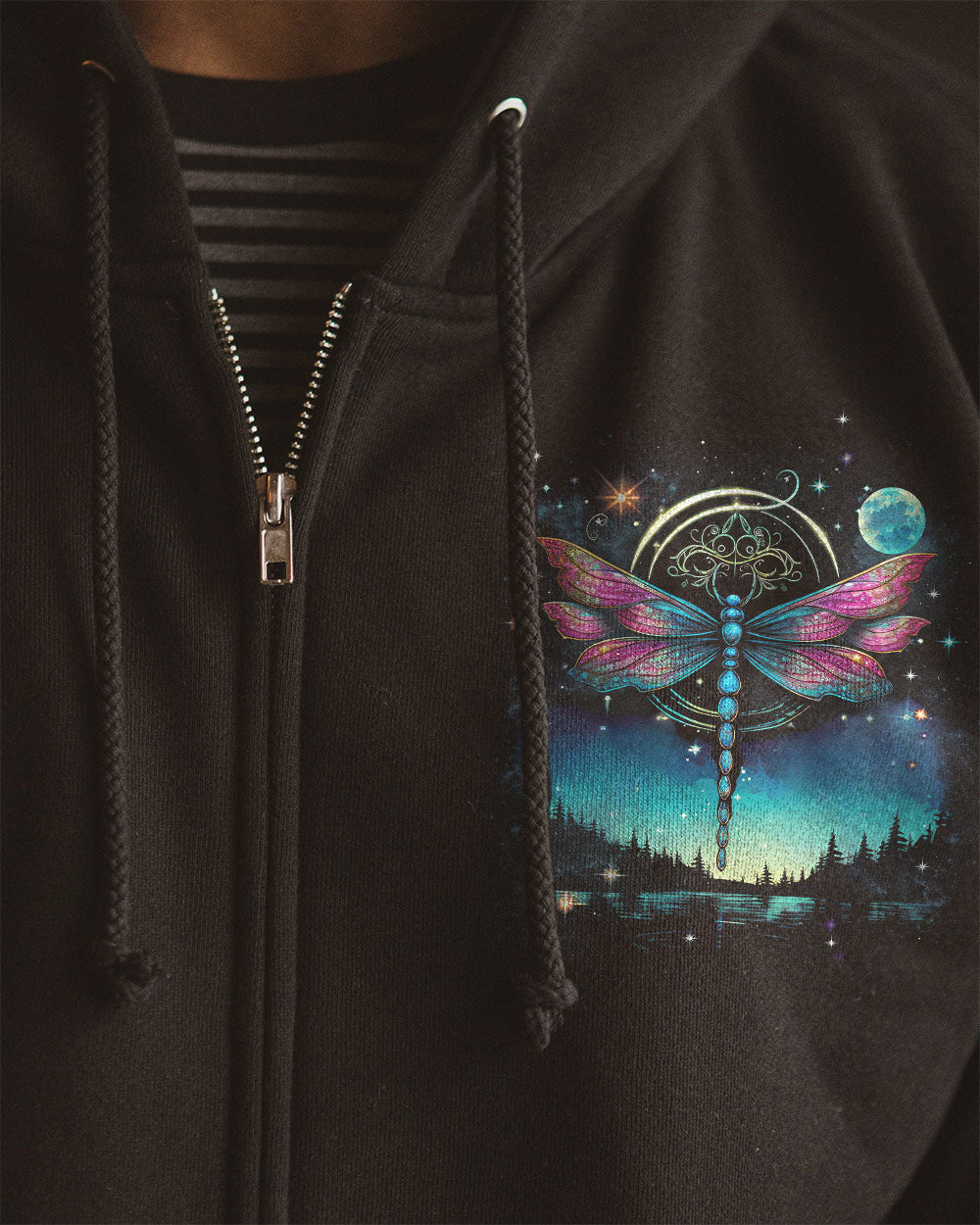 FLY ME TO THE MOON DRAGONFLY ALL OVER PRINT - YHLN1407232