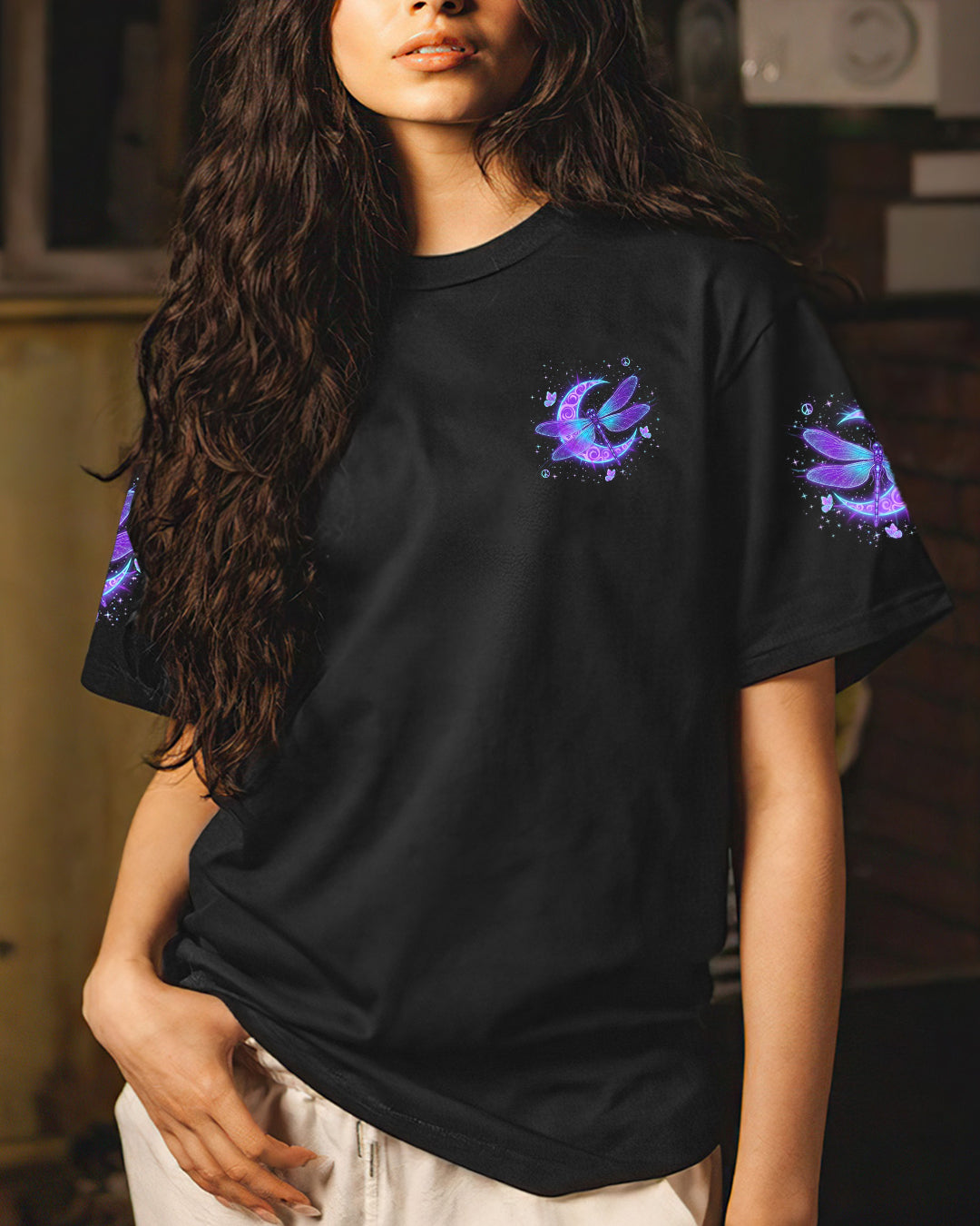 FLY ME TO THE MOON DRAGONFLY ALL OVER PRINT - YHLN1501262