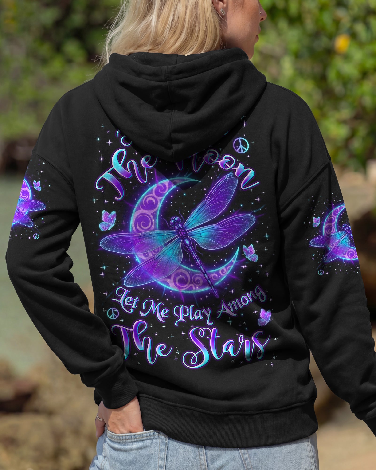 FLY ME TO THE MOON DRAGONFLY ALL OVER PRINT - YHLN1501262