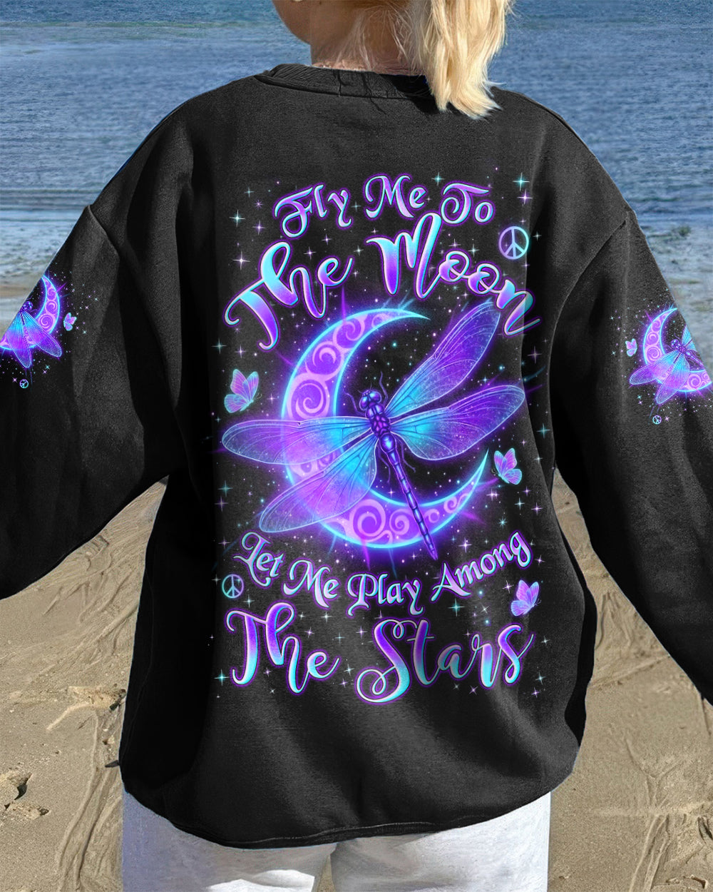 FLY ME TO THE MOON DRAGONFLY ALL OVER PRINT - YHLN1501262