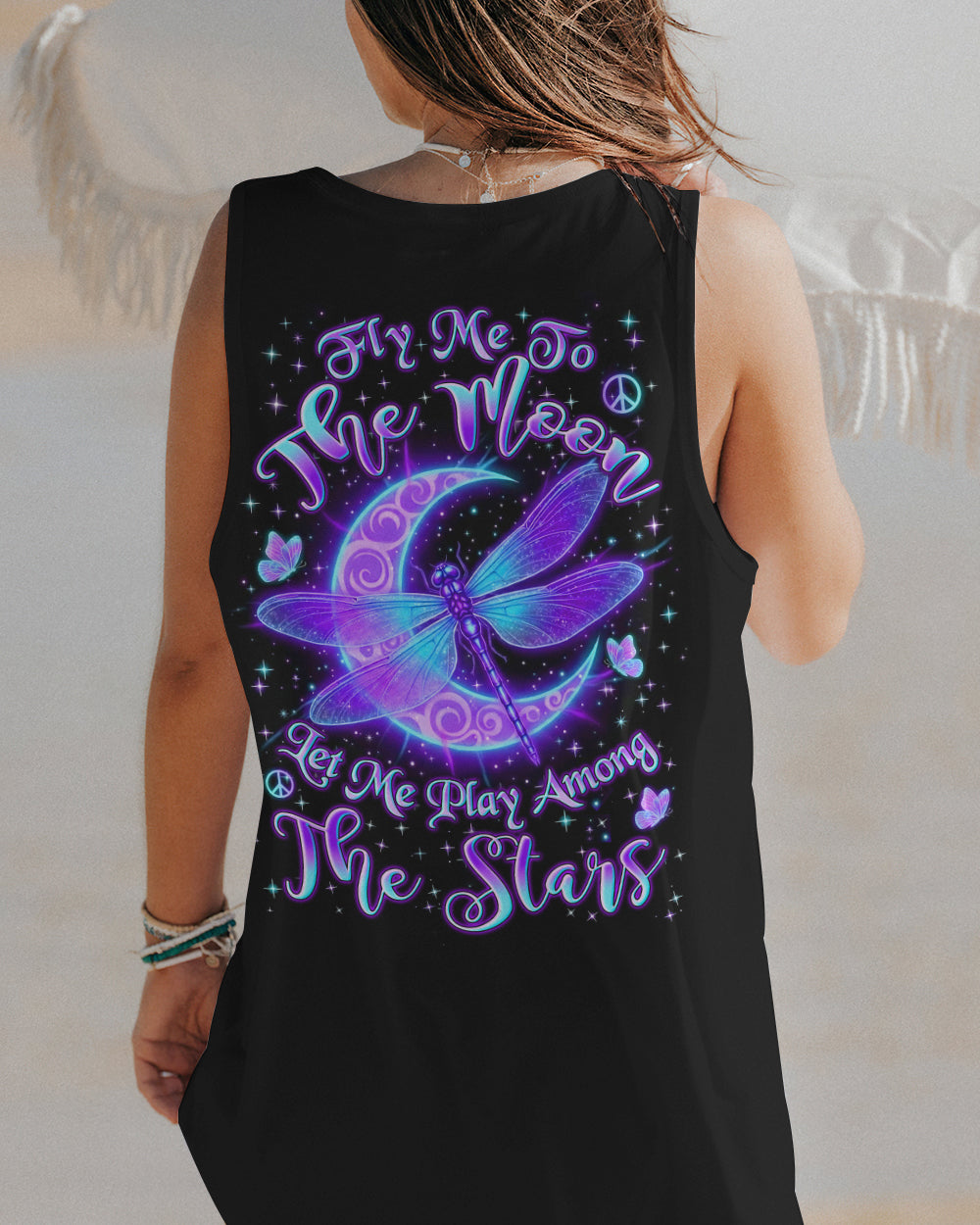 FLY ME TO THE MOON DRAGONFLY ALL OVER PRINT - YHLN1501262