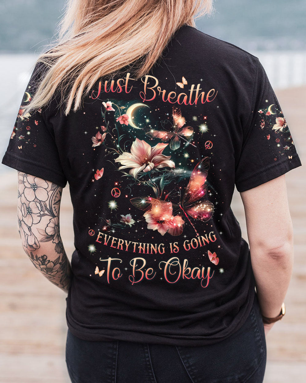JUST BREATHE ALL OVER PRINT - YHLN1503242