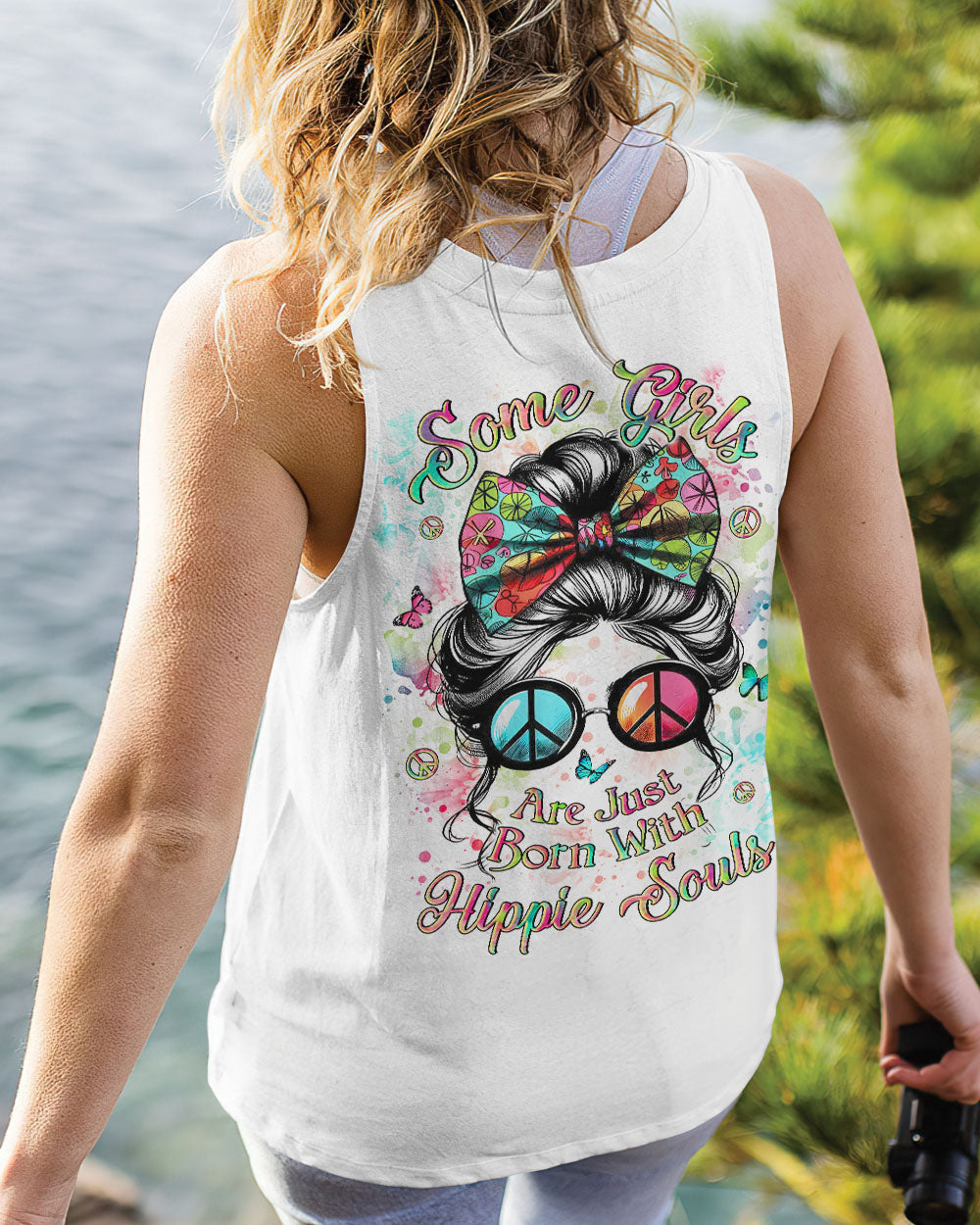 SOME GIRLS ARE JUST BORN WITH HIPPIE SOULS ALL OVER PRINT - YHLN1706241