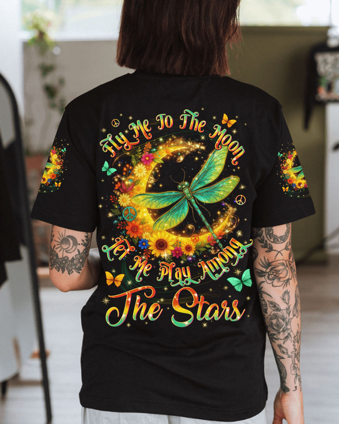 FLY ME TO THE MOON ALL OVER PRINT - YHLN1710253