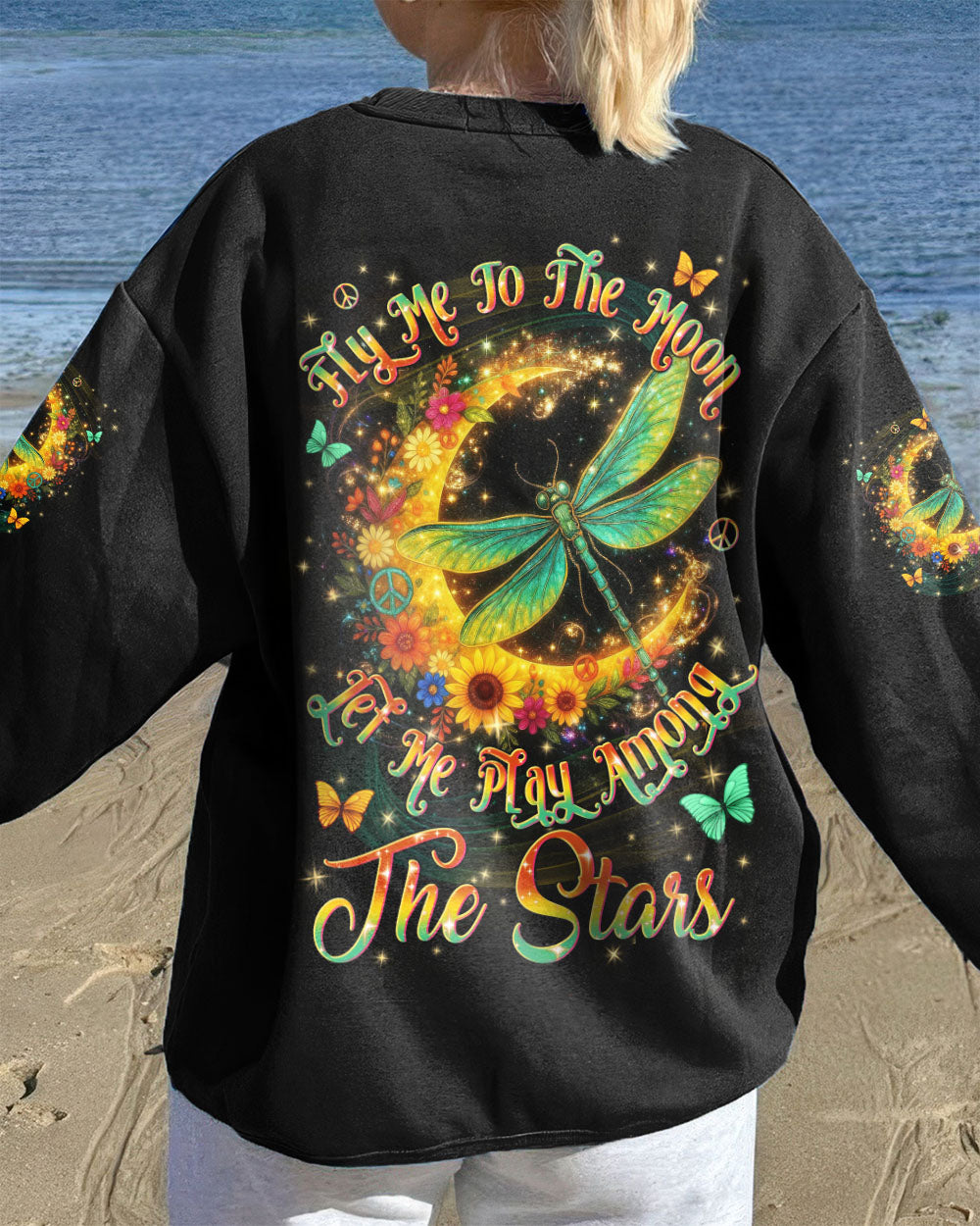 FLY ME TO THE MOON ALL OVER PRINT - YHLN1710253