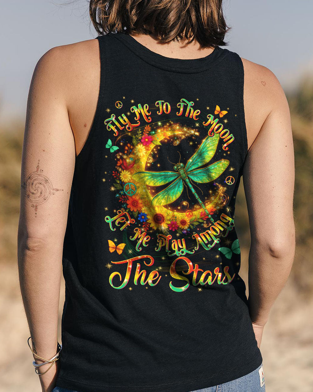FLY ME TO THE MOON ALL OVER PRINT - YHLN1710253