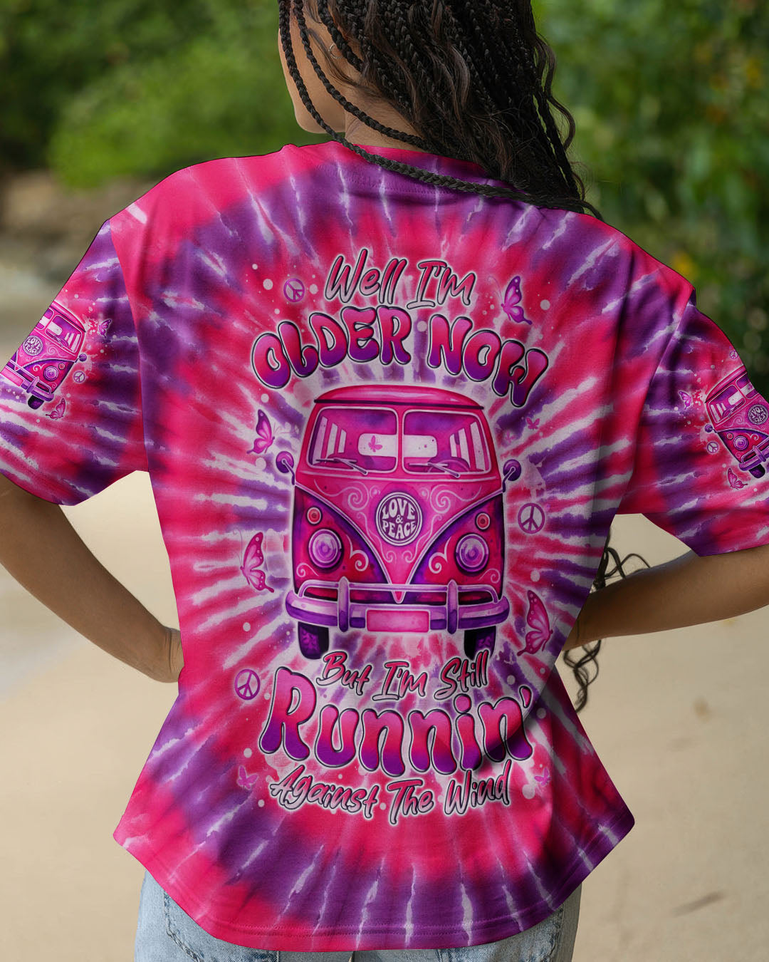 RUNNING AGAINST THE WIND TIE DYE ALL OVER PRINT - YHLN1711251