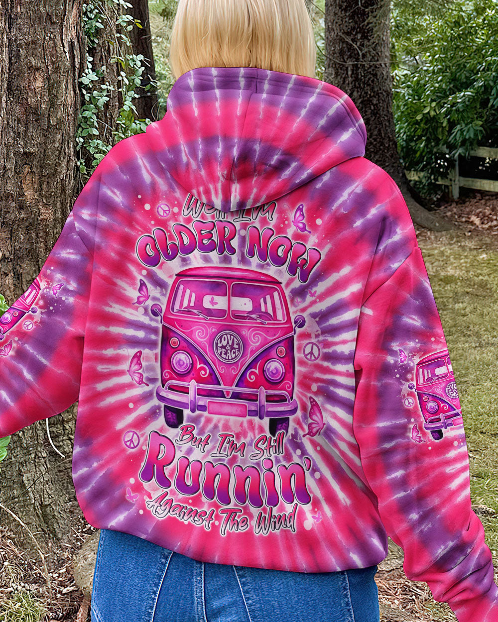 RUNNING AGAINST THE WIND TIE DYE ALL OVER PRINT - YHLN1711251
