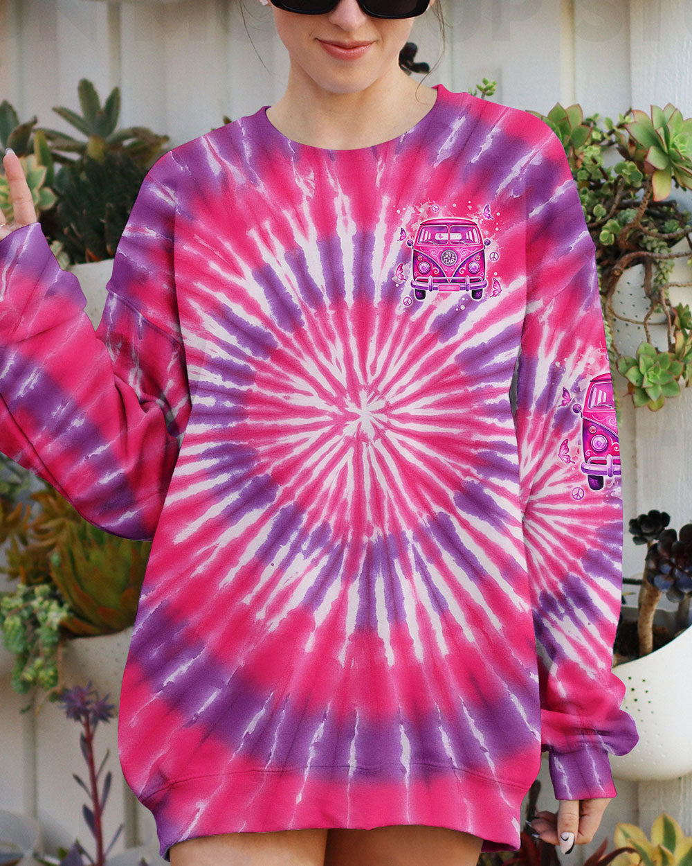 RUNNING AGAINST THE WIND TIE DYE ALL OVER PRINT - YHLN1711251