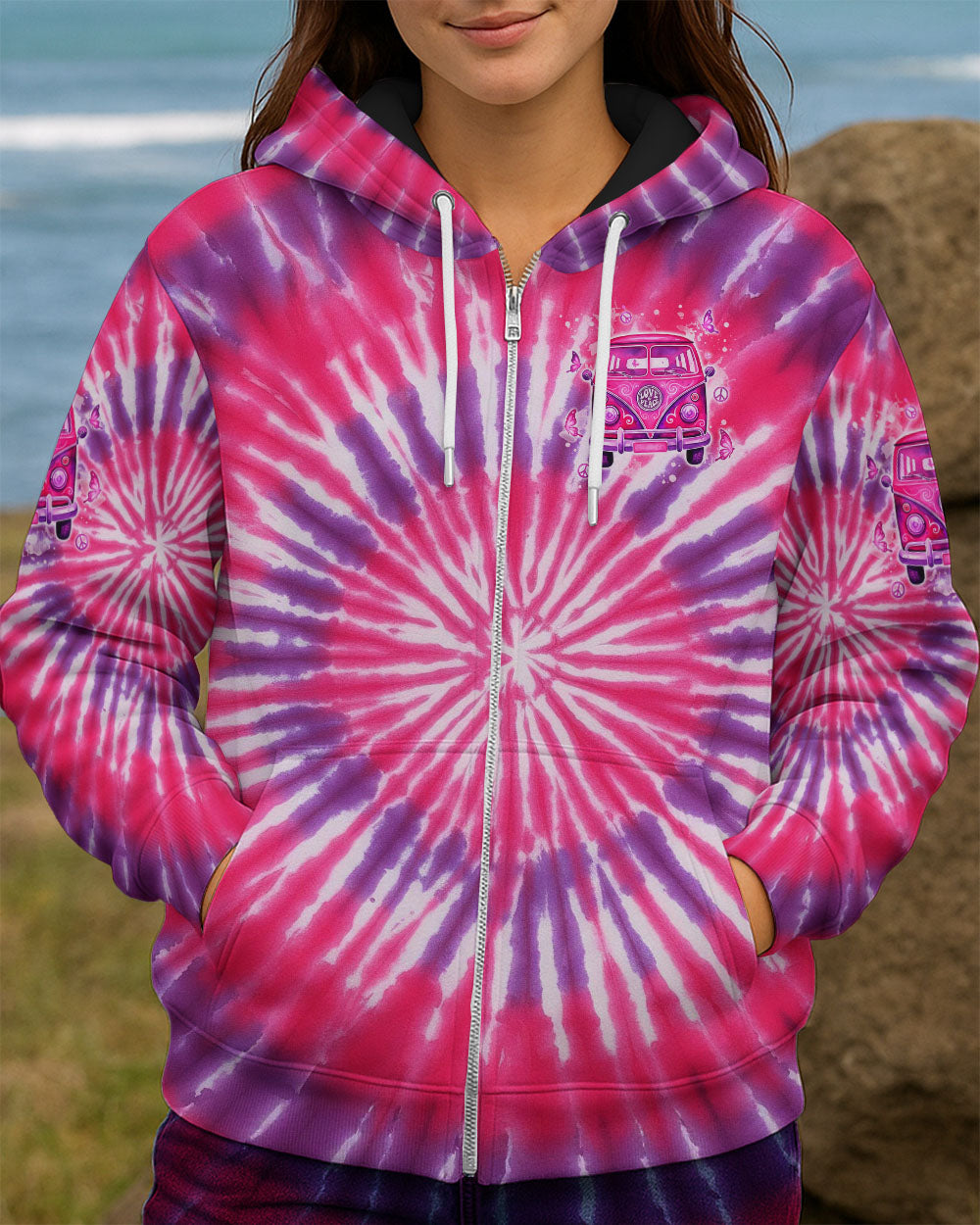 RUNNING AGAINST THE WIND TIE DYE ALL OVER PRINT - YHLN1711251