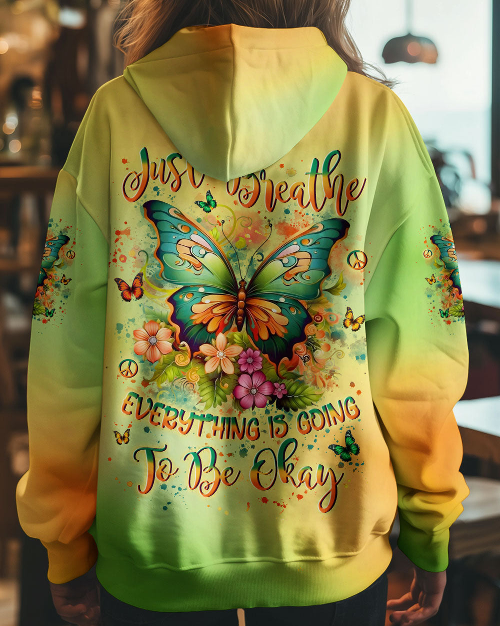 JUST BREATHE DRAGONFLY ALL OVER PRINT - YHLN1802252