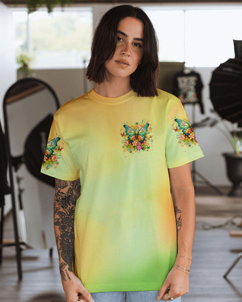 JUST BREATHE DRAGONFLY ALL OVER PRINT - YHLN1802252