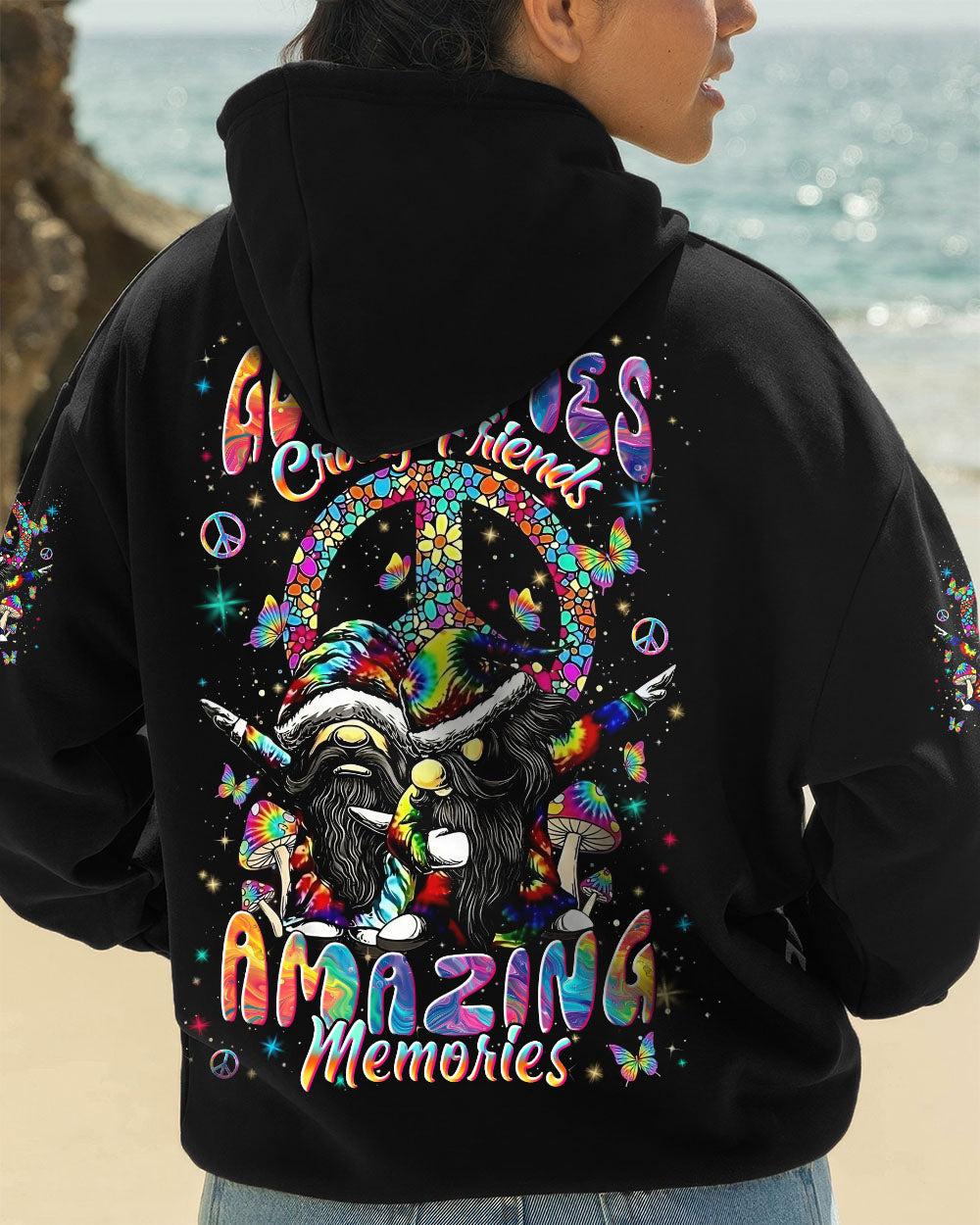 GOOD TIMES CRAZY FRIEND GNOME ALL OVER PRINT - YHLN1811251