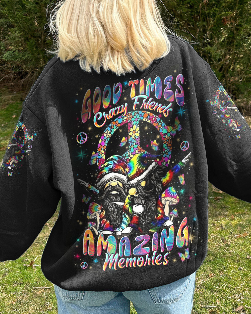 GOOD TIMES CRAZY FRIEND GNOME ALL OVER PRINT - YHLN1811251