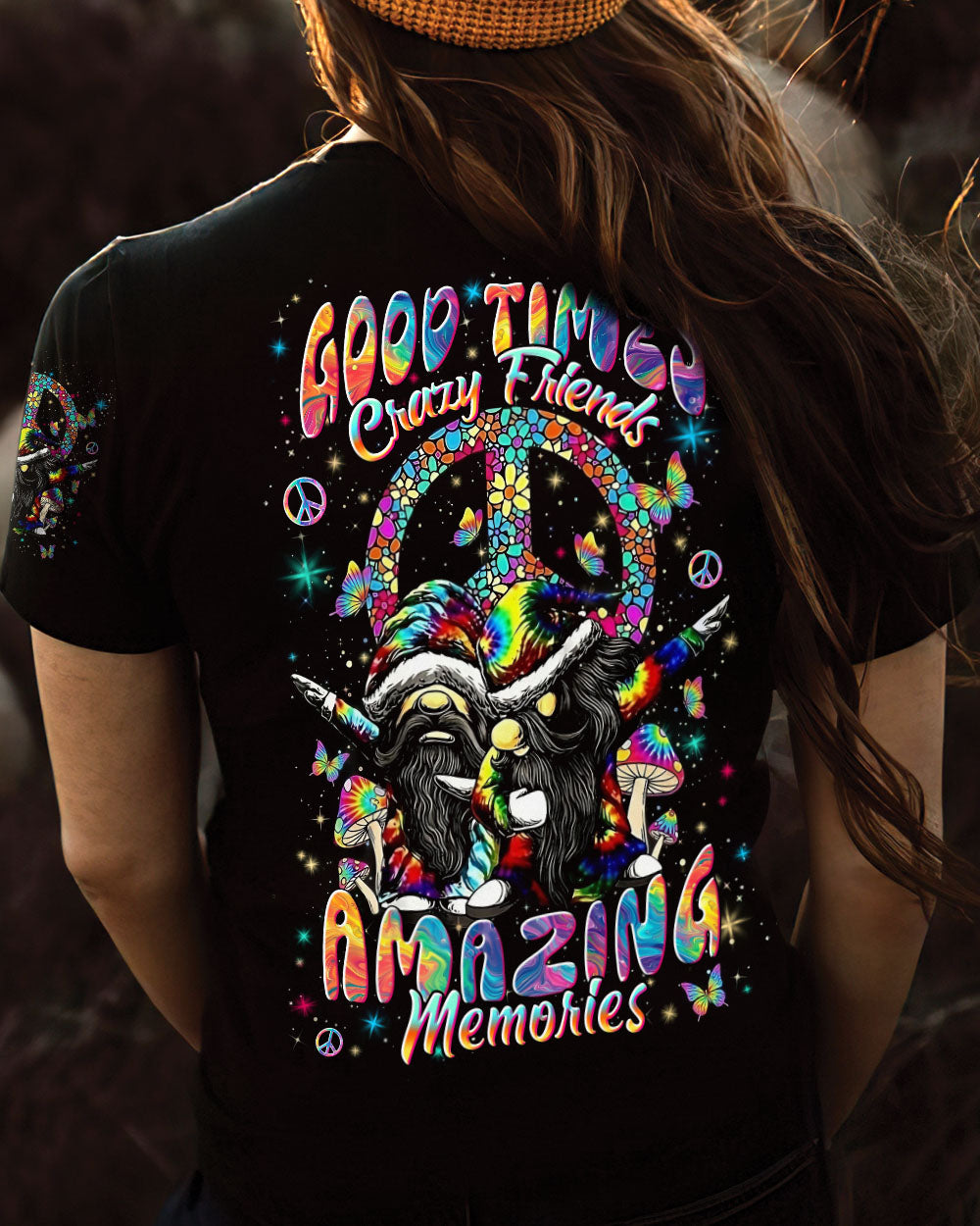 GOOD TIMES CRAZY FRIEND GNOME ALL OVER PRINT - YHLN1811251