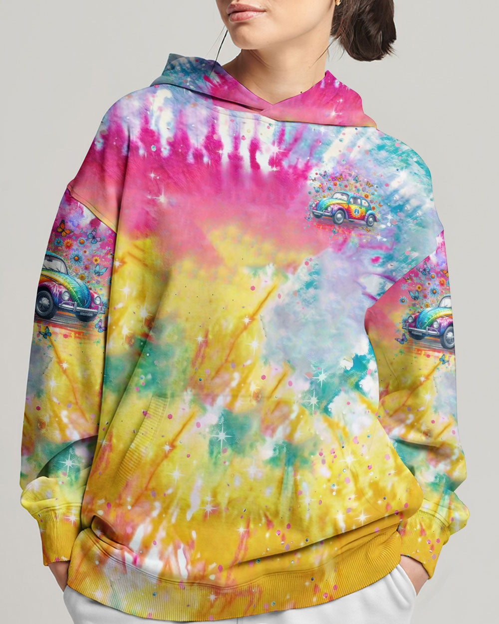 RUNNING AGAINST THE WIND TIE DYE ALL OVER PRINT - YHLN1901244