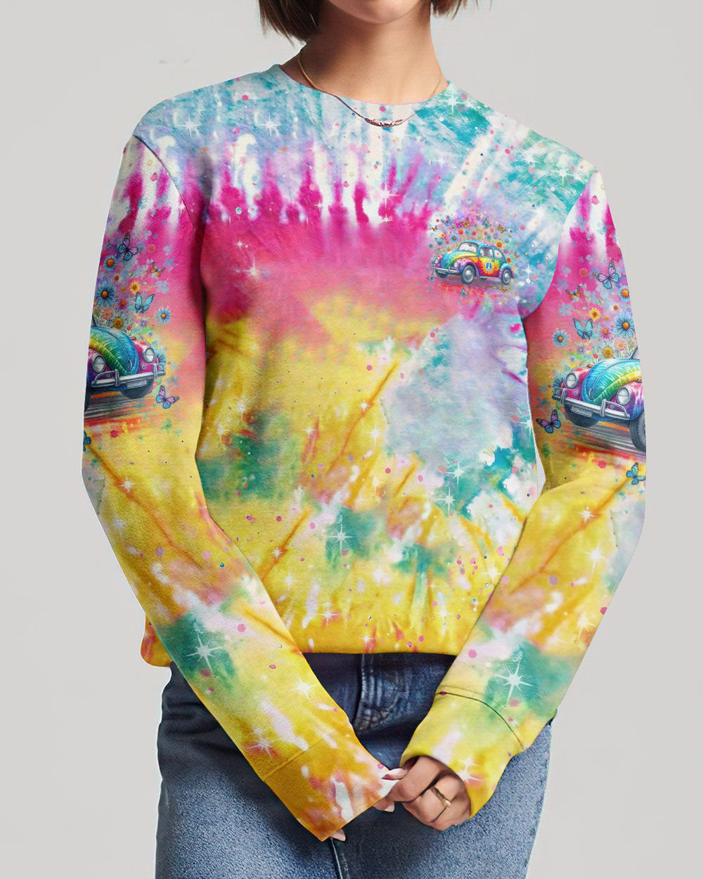 RUNNING AGAINST THE WIND TIE DYE ALL OVER PRINT - YHLN1901244