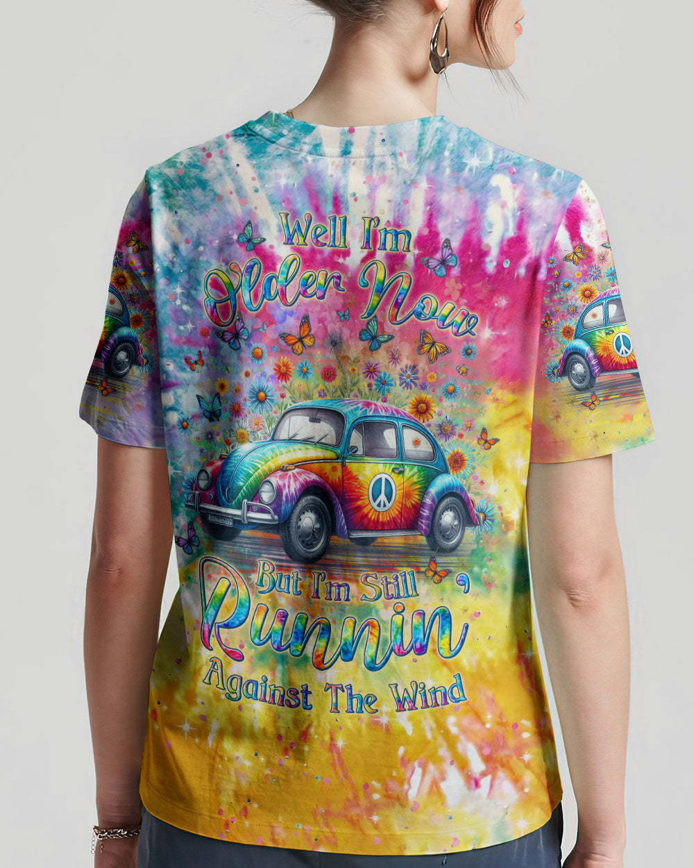 RUNNING AGAINST THE WIND TIE DYE ALL OVER PRINT - YHLN1901244