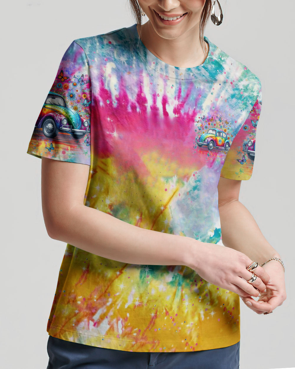 RUNNING AGAINST THE WIND TIE DYE ALL OVER PRINT - YHLN1901244