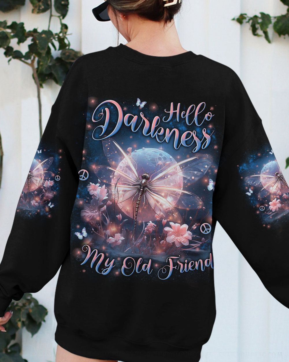 HELLO DARKNESS MY OLD FRIEND DRAGONFLY ALL OVER PRINT - YHLN1902241