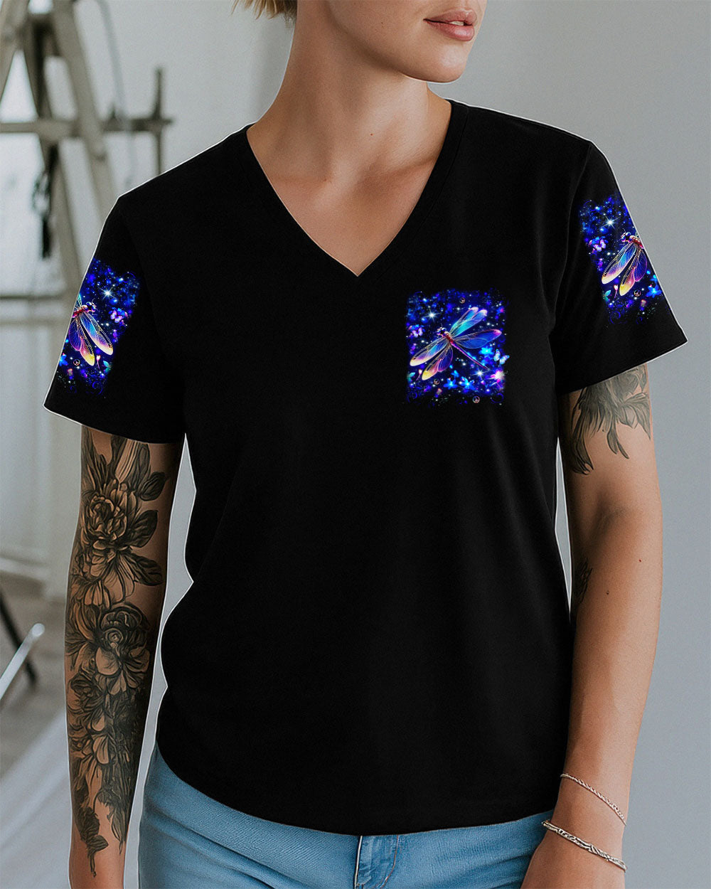 JUST BREATHE DRAGONFLY ALL OVER PRINT - YHLN1909251