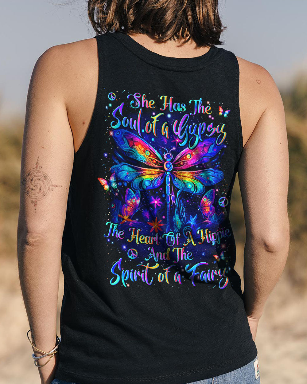 SPIRIT OF A FAIRY DRAGONFLY ALL OVER PRINT - YHLN1911251