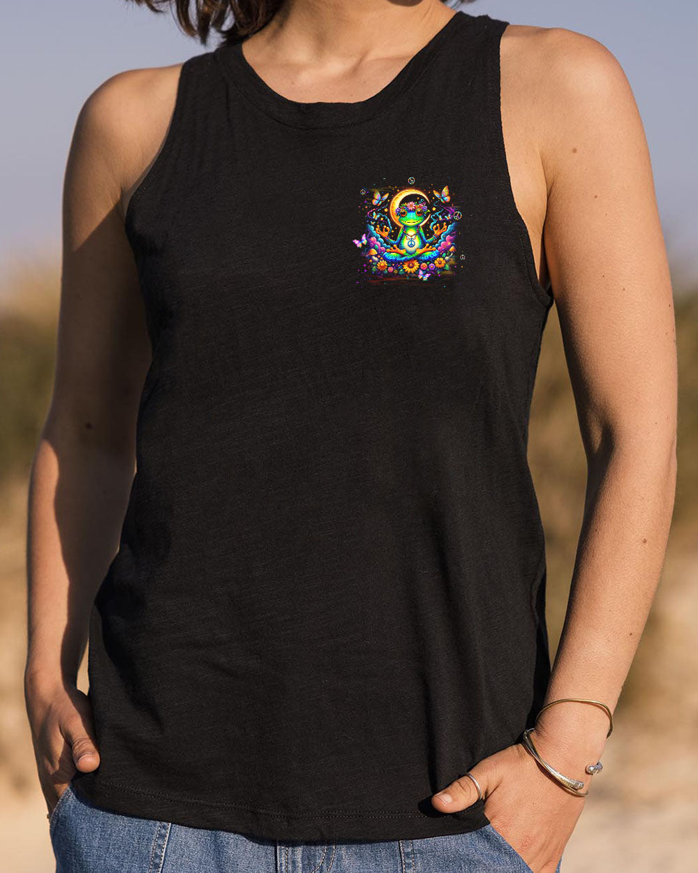 JUST BREATHE FROG ALL OVER PRINT - YHLN2003245