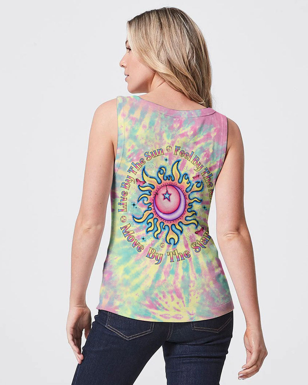 LIVE BY THE SUN TIE DYE ALL OVER PRINT - YHLN2010232