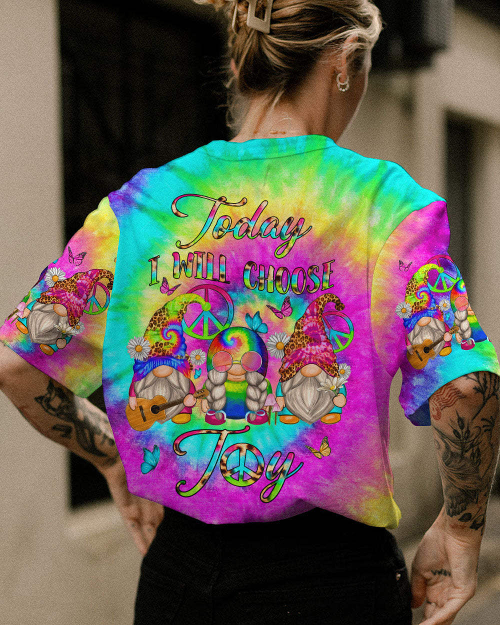 TODAY I WILL CHOOSE JOY GNOMIES ALL OVER PRINT - YHLN2107232