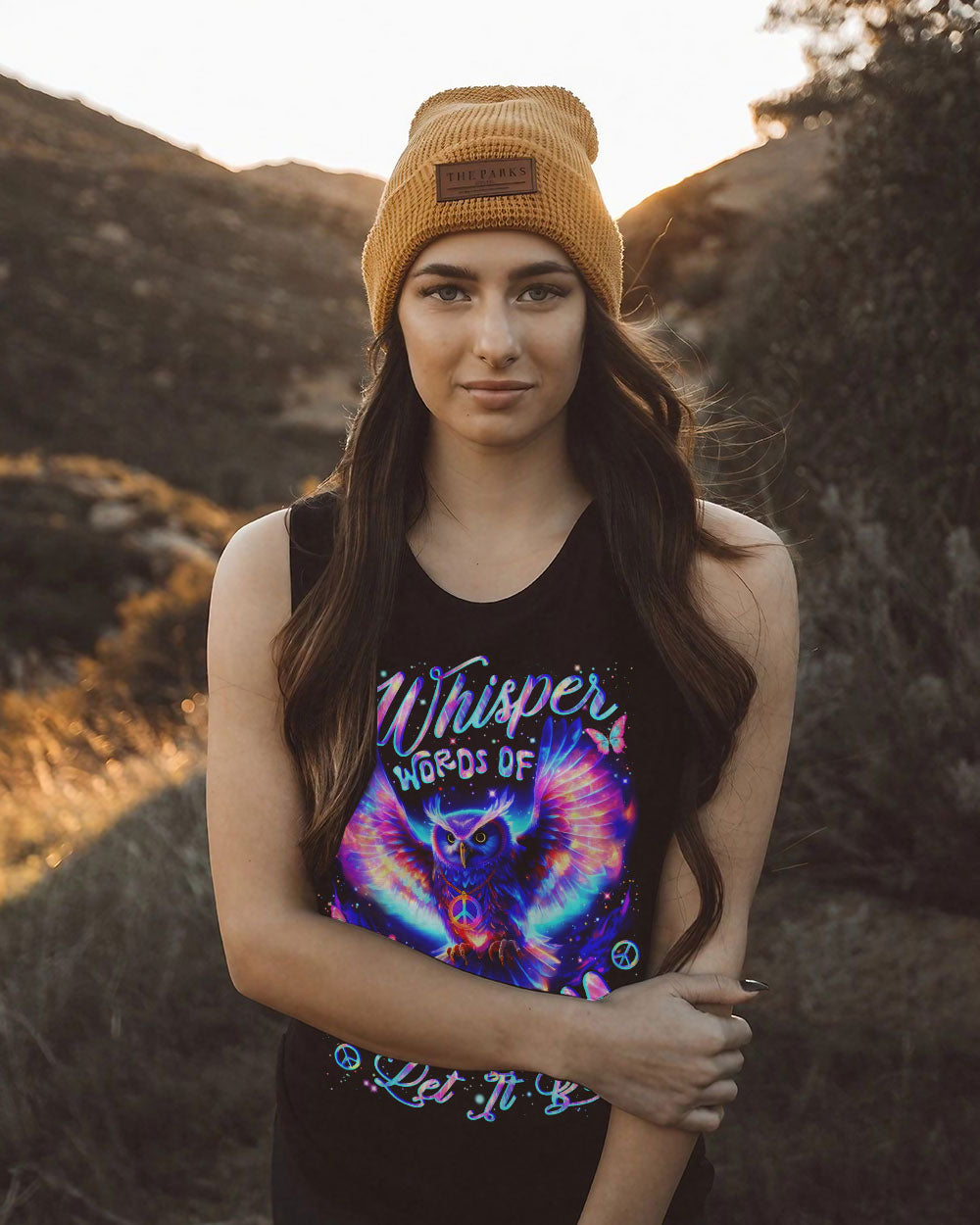 WHISPER WORDS OF WISDOM LET IT BE OWL ALL OVER PRINT - YHLN2108253
