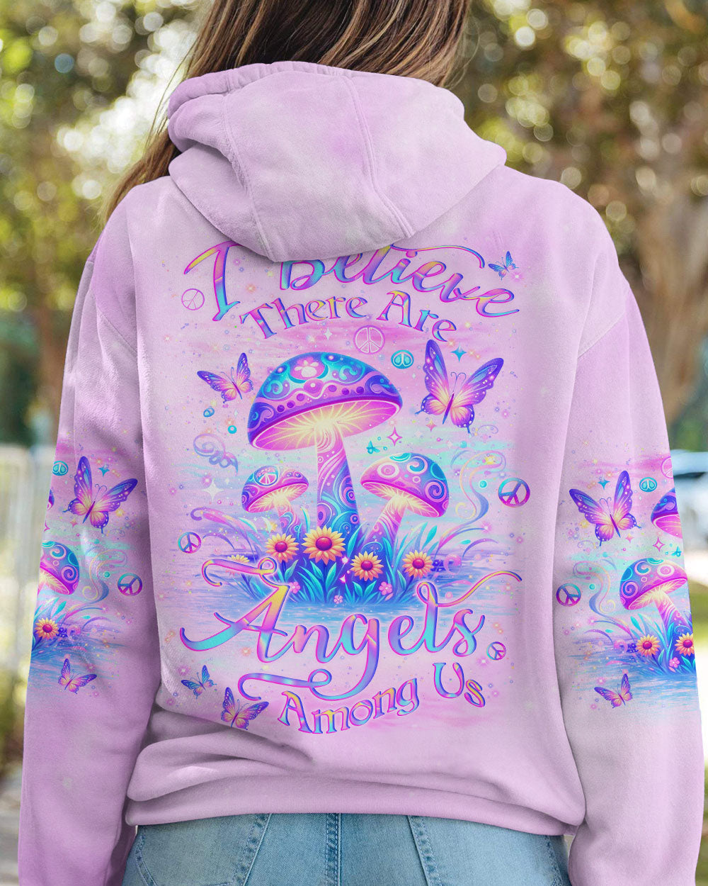 I BELIEVE THERE ARE ANGELS AMONG US WINGS ALL OVER PRINT - YHLN2304244