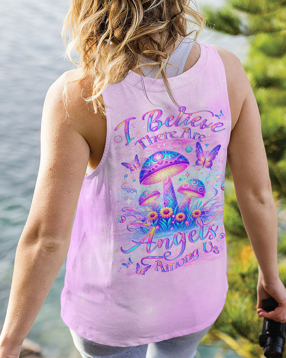 I BELIEVE THERE ARE ANGELS AMONG US WINGS ALL OVER PRINT - YHLN2304244