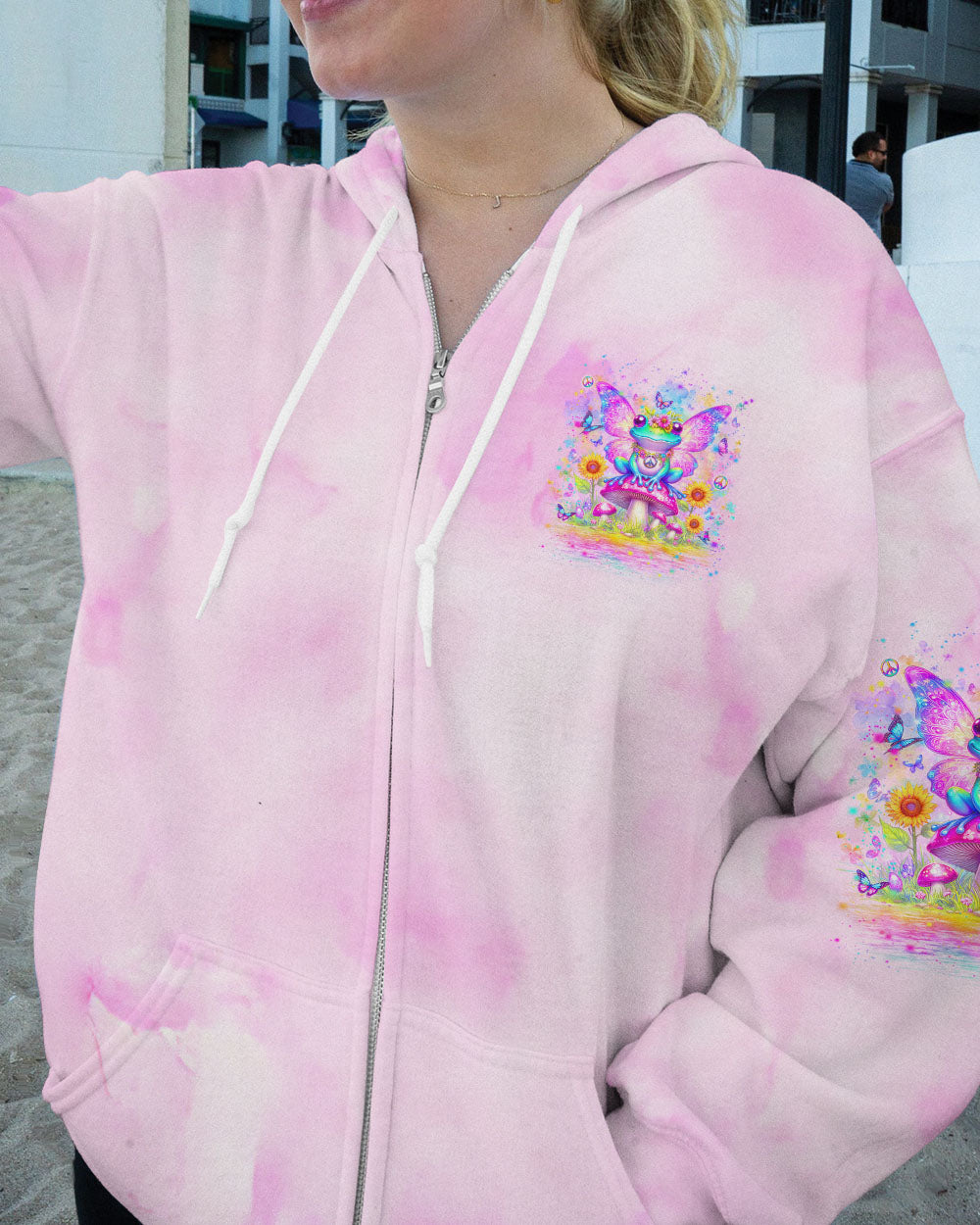 I BELIEVE THERE ARE ANGELS AMONG US FROG ALL OVER PRINT - YHLN2305243