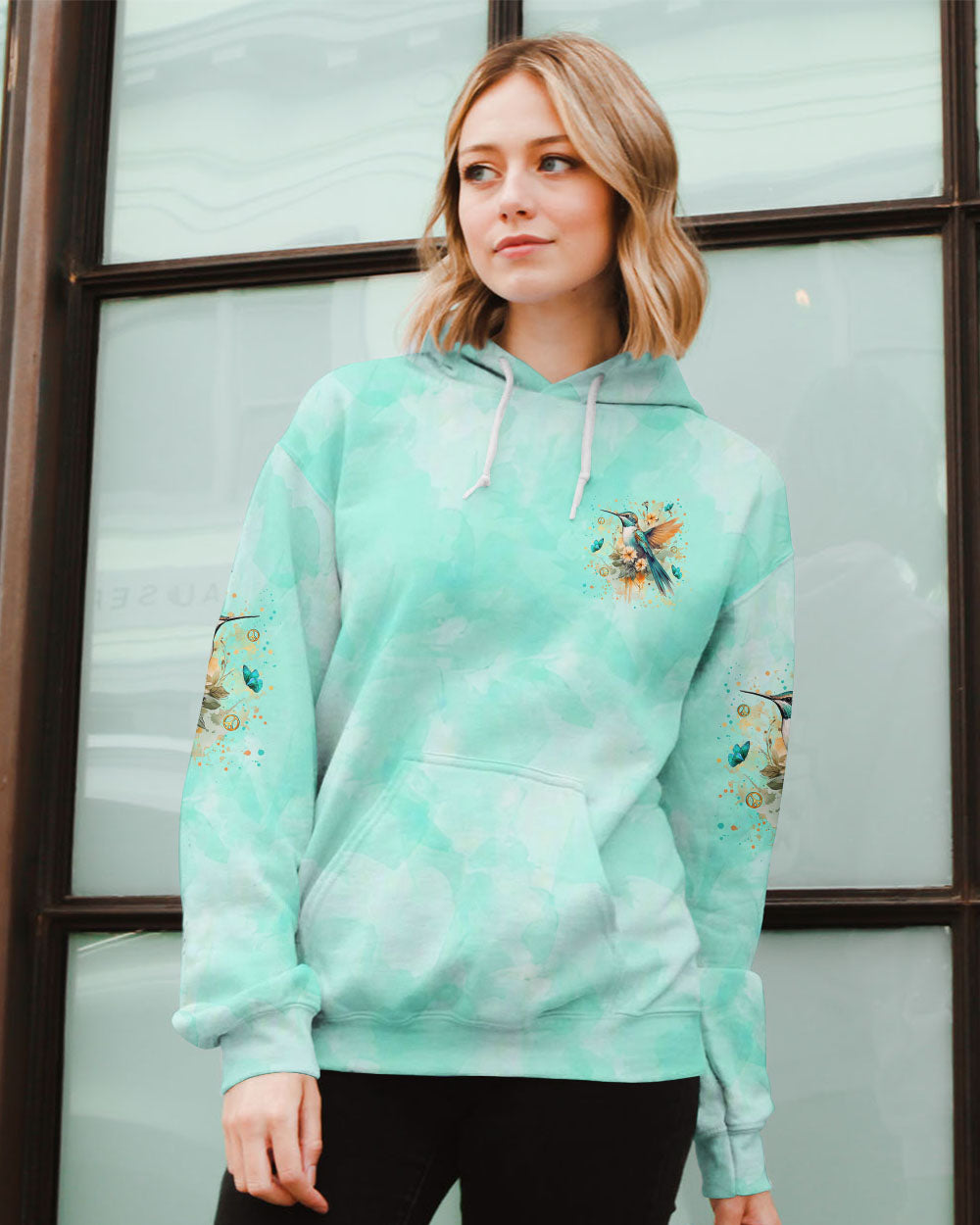 JUST BREATHE BUTTERFLY ALL OVER PRINT - YHLN2307244