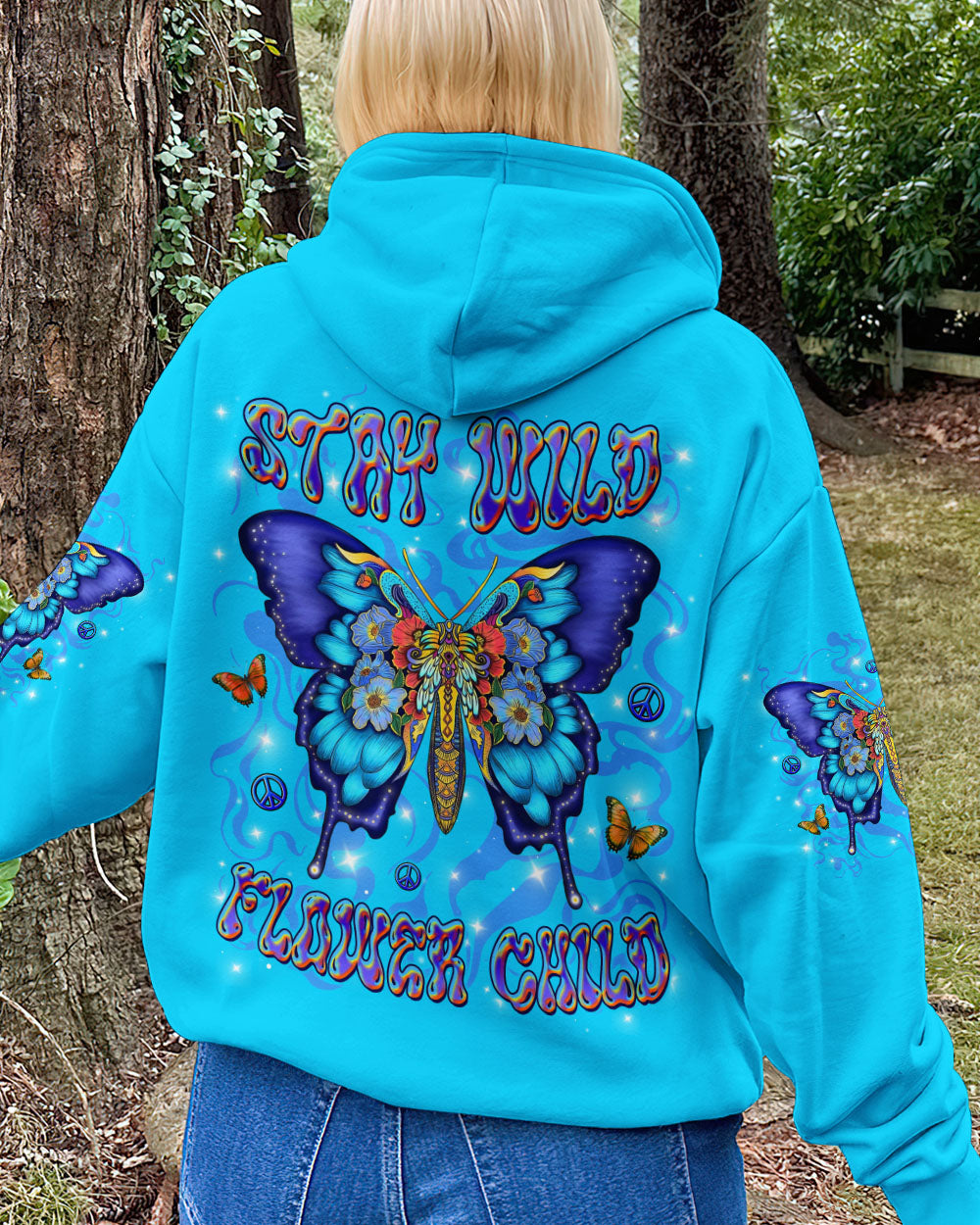 STAY WILD FLOWER CHILD ALL OVER PRINT - YHLN2309254