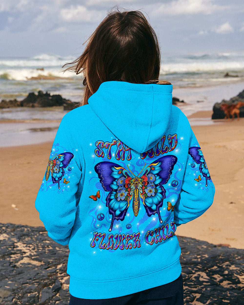 STAY WILD FLOWER CHILD ALL OVER PRINT - YHLN2309254