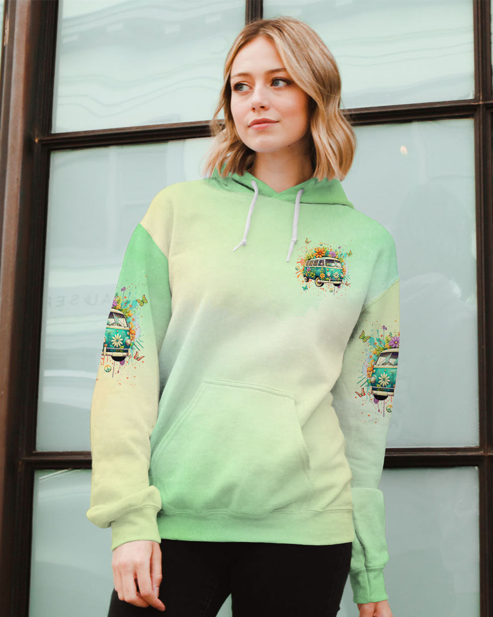 SOME GIRLS ARE JUST BORN WITH HIPPIE SOULS ALL OVER PRINT - YHLN2401242