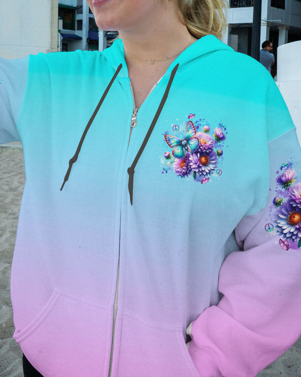 ENJOY THE LITTLE THINGS BUTTERFLY ALL OVER PRINT - YHLN2401251