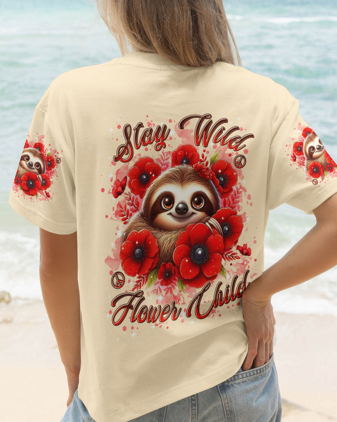 STAY WILD FLOWER CHILD ALL OVER PRINT - YHLN2409251
