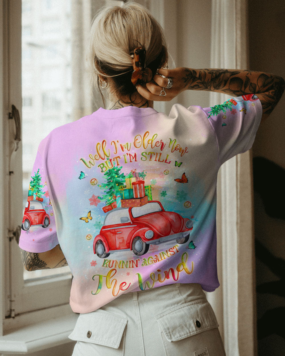 RUNNING AGAINST THE WIND CHRISTMAS ALL OVER PRINT - YHLN2410232